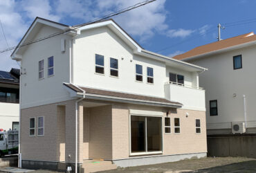 掛川市上西郷の注文住宅の完成した外観画像