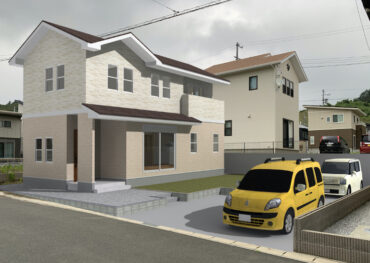 掛川市上西郷の注文住宅の3Dパース画像